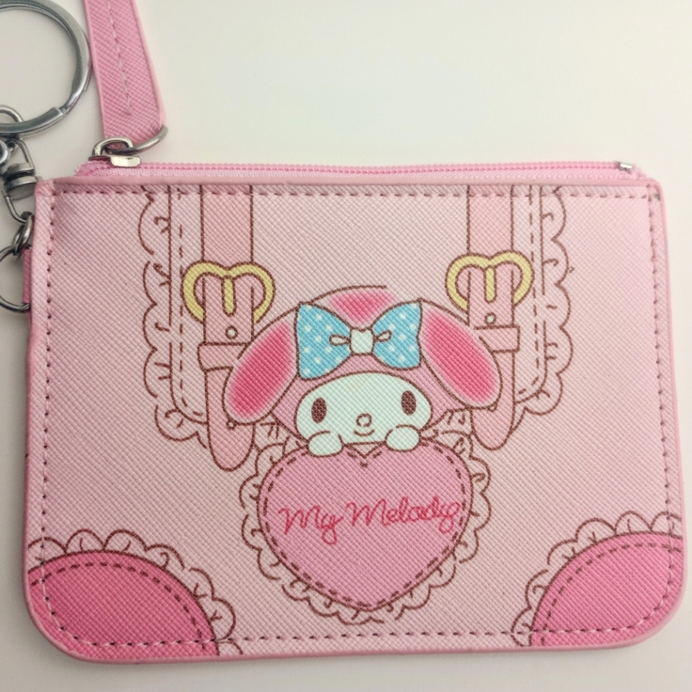 New! My Melody Pink I.D. Card Holder Wallet